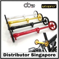 LITEPRO Bicycle Easy Wheel Telescopic rod / Extender Bar / EZ Extension Rod For Brompton, 3sixty, Pikes Folding Bike