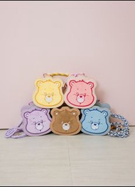【台灣代購】Care Bears-小熊 皮質立體 斜背包 斜孭袋 包包 愛心熊