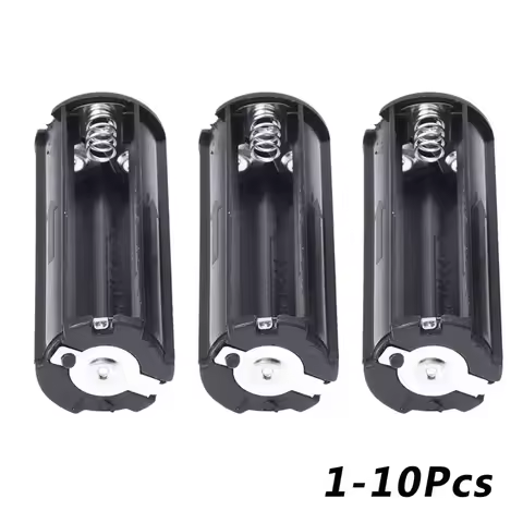 3/10Pcs Black Battery Holder for 3 x 1.5V AAA Batteries Flashlight Torch 3 x AAA Battery Storage Bat