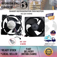 SHARP REFRIGERATOR FAN MOTOR DC 12V WITH 4 WIRE