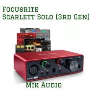 FOCUSRITE SCARLETT SOLO (3RD GEN)
