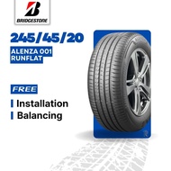 [Free Installation] 245/45/20 Bridgestone Alenza 001 Runflat (Year 2024) New Tyre Tire Tayar