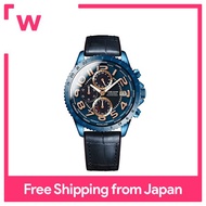 [Angel Clover] Wrist Watch MOND SOLAR MOS44NNV-NV Men's Blue