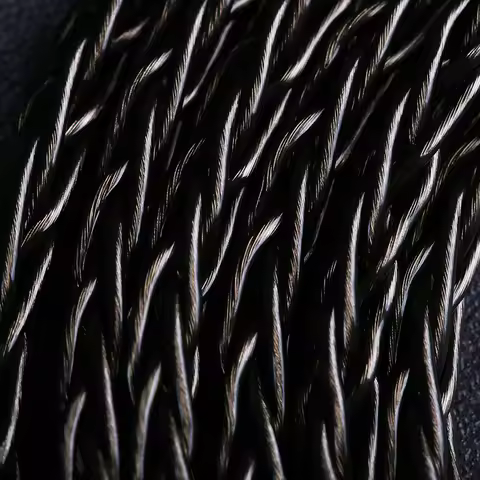 OPENHEART 8 Core Headphone Cable For SHURE SRH840 SRH440 SRH940 Philips SHP9000 SHP8900 Silver Plate