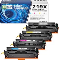 219X Toner (with Chip) Compatible with HP 219X Compatible with H P LaserJet Pro 3202dn 3202dw Color 