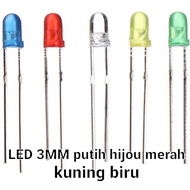 3mm Led 5 color variants per 10 pcs
