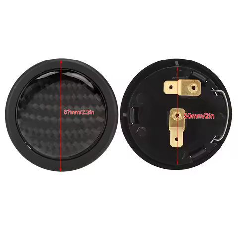 Carbon Fiber Horn Push Button Kit for 6 Bolts for Sparco Steering Wheel Auto Car Modified Parts