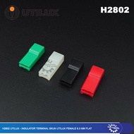 Terminal Insulator Utilux Female 6.3 mm FlatSkun - H2802 Utilux
