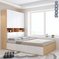 多功能儲物床/雙人床/床架/榻榻米/M487