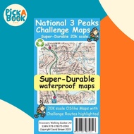 National 3 Peaks Challenge Maps by David Brawn (UK edition, paperback)