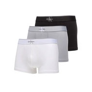 Calvin Klein/Calvin Klein Men's High Waist Cotton Boxer Briefs 3 Pack Silver Thai 301458