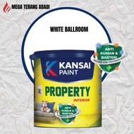 Cat Tembok Interior Kansai Property 25Kg -  White Ballrom 075