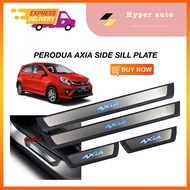 Axia 2014 LED side sill plates axia car accessories 2020 led side step door step perodua axia