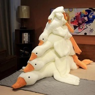 50-190cm Cute Big White Goose Plush Toys Kawaii Huge Duck Sleep Pillow Cushion Soft Stuffed Animal D