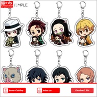 GANTUNGAN Eay Advertising - ANIME KEYCHAIN Acrylic KeychainDemon Slayer - THIMPLE