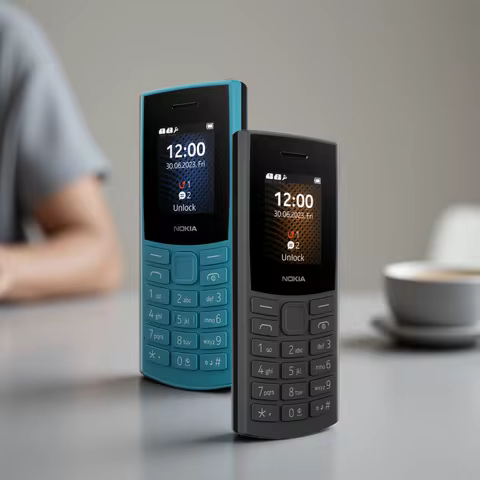 Nokia 105 4G 2023 Feature Phone Dual SIM Bluetooth 5.0 1450mAh FM Radio Call Recording with Hebrew K