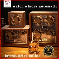 Spot Watch Winding Box Black Walnut Vertical 1/2/4/6 Automatic Mechanical Vibrator Electric Watch Box Automatic Winder L