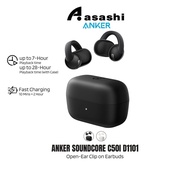 Anker Soundcore C50i D1101 Open-Ear Clip on Earbuds with Powerful Bass Clip Hi-Res & LDAC IP55 for S