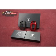 BMW 7 Series Screen Key Cover Black Carbon Fiber T-Carbon Case Cover 5/6/7 Series G11 G12 G30 G31 G3