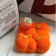 3D Three-Dimensional Persimmon Chocolate Silicone Mold Persimmon Persimmon Ruyi Mousse Cake Mold