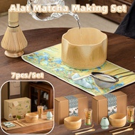 7 in 1 Matcha Making Set / Bamboo Matcha Bowl Bamboo Matcha Stirrer / Matcha Kit Set / Matcha Bowl S
