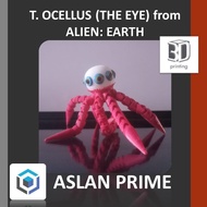 TRYPANOHYNCHA T OCELLUS ALIEN EARTH ARTICULATED ACTION FIGURE 3D Print Toy Viral Character Gift Pres