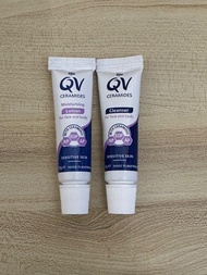 全新QV Ceramides Moisturising Lotion 潤膚乳液 (10g)+QV Ceramides  Cleanser潔膚乳 (10g)