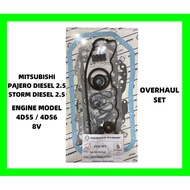 JAPAN NAGOYA MITSUBISHI PAJERO / STORM DIESEL 2.5 4D55 / 4D56 TOP SET & OVERHAUL SET
