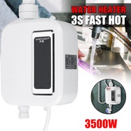 3500W Mini Instant Electric Tankless Hot Water Heater Shower Kitchen &amp; Bathroom