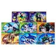 ของเล่น ตัวต่อ italian brainrot tung tung tung sahur No.8807 (ได้ทั้งชุด8กล่อง)