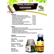OBPAR / PULMOCAPS / Obat Batuk kapsul / HERBAL / KLINIK SEHAT /dr. Agus Rahmadi Original Murni Berkh