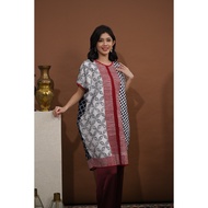 NONA RARA - Arina Dobi Cirebon D0583, modern women's batik blouse work clothes