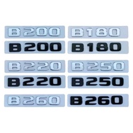 Car Trunk Letters Logo Emblem Badge Decals Sticker For  Benz B Class B180 W245 W246 W242 B200 B220 B