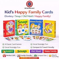Kid's Happy Family Card (Donkey / Snap / Old Maid / Happy Family)