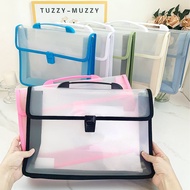 A4 Three-Dimensional Transparent Test Paper Storage Waterproof File Bag File Bag Student A3 Thickene