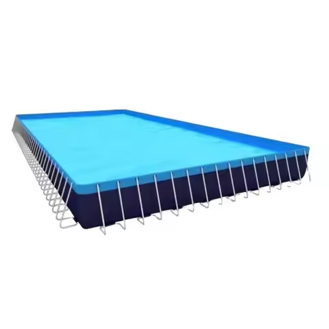 9.87-meter Extra-Large Outdoor Frame Pool, Ideal for Water Parks, Swimming Lessons, and Family Water