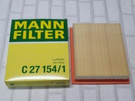 กรองอากาศ VW Vento  1H  ( 1991 - 2010 )  ทุกรุ่น  Engine Air Filter Mann C 27154/1 / C27154/1