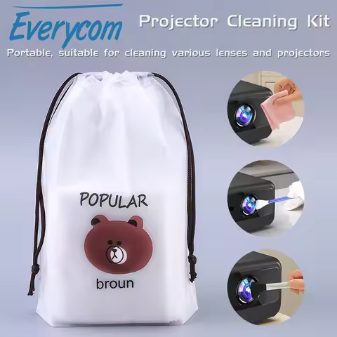 Everycom HQ11W Projector Cleaning Kit Universal Projector Cleaning Set Including Brush Suitable for 