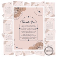 Set of 500 stickers “Thank you, customer vote 5 stars”