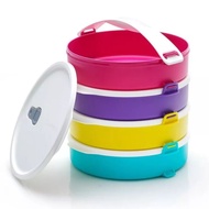 Tupperware click to go round 880ml 4-tier food container