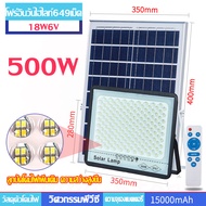 ไฟโซล่าเซลล์ อัพเกรดใหม่ แสงสีขาวสว่างขึ้น 500W/400W/300W/200W หลอดไฟโซล่าเซล ไฟสปอร์ตไลท์ โซล่าเซลไ