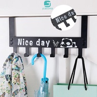 GANTUNGAN Hook Hanger Door Back Hanger 6 Hooks No Drilling Nails Nice Day