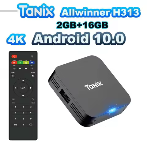 Tanix TX1 Android 10 TV Box 2.4G WIFI 4K HDR 3D 8GB 16GB Allwinner H313 Quad Core Global Media Playe