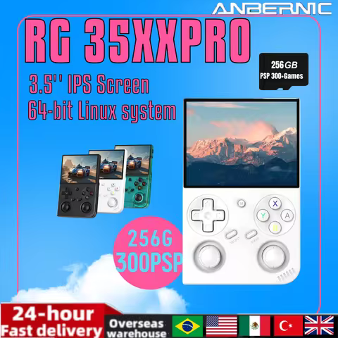 Anbernic RG 35XXPRO Retro Handheld Game Console RG35XX Pro Gaming Player Linux 64-bit 3200mAh Suppor
