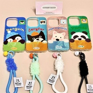 Papa Animals Suitable for Apple 17pro Phone Case 14plus Premium IPHONE15 Geely Cat 13/12promax Tinfo