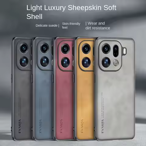 Plain leather comfortable suede case For OPPO Find X9 Pro find x9 X8 Ultra X8s + X8 Ultra X7 X6 Pro 
