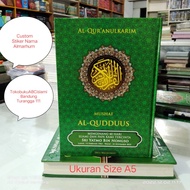 Mushaf Al Quran + Custom Stiker Nama Dicover Luar Untuk Wakaf/40 Hari