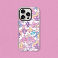 Clear透明防摔手機殼∣Care Bears/粉紫樂園 for iPhone