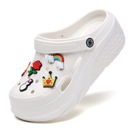 Gardener Platform Clogs Slippers Hight Heels Mules Clog Slip on Wedge Sandals