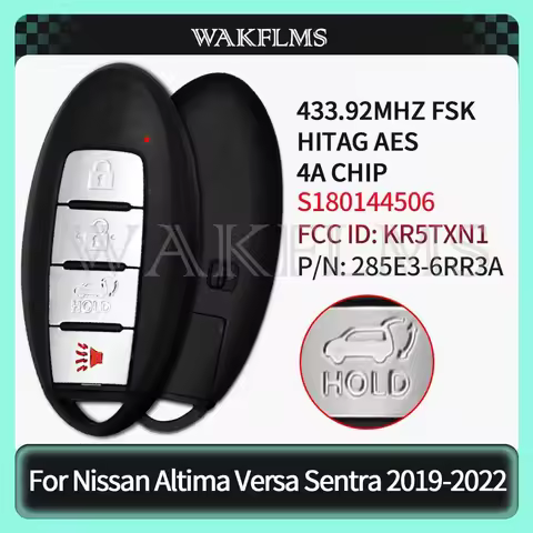 KR5TXN1 WAKFLMS S180144506 For Nissan Altima Versa Sentra 2019 2020 2021 2022 Proximity Smart Key 43